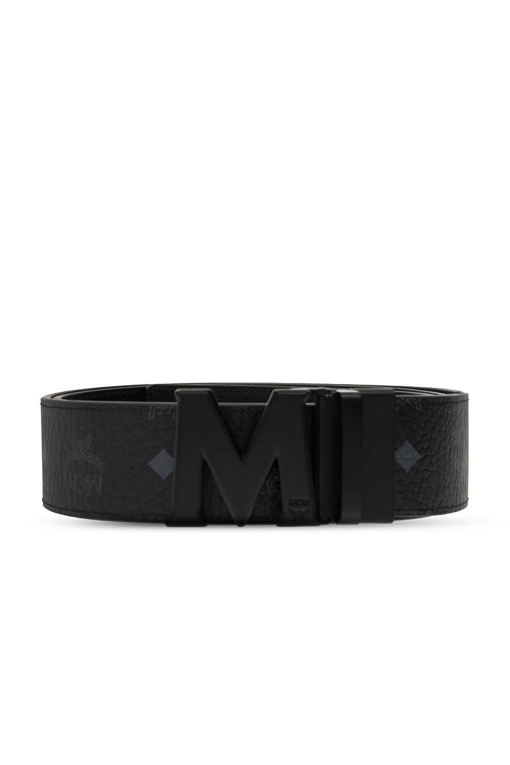 Mcm belt hotsell white and black